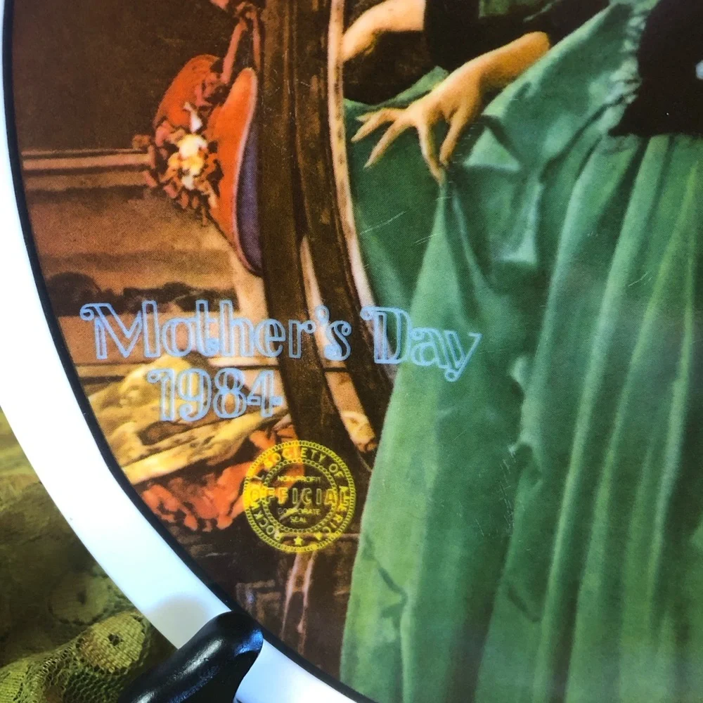 Norman Rockwell Mother’s Day Collectors Plate Vintage